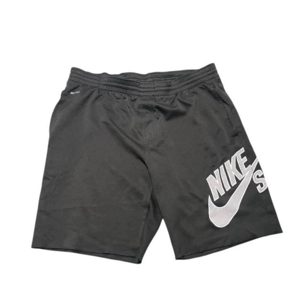 Nike Dri-Fit Sportswear SB Skateboarding Shorts Men's Large Black Elastic Waist